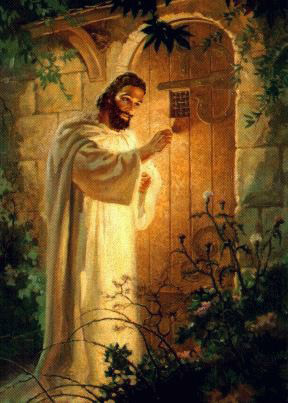 Jesus knocking at door