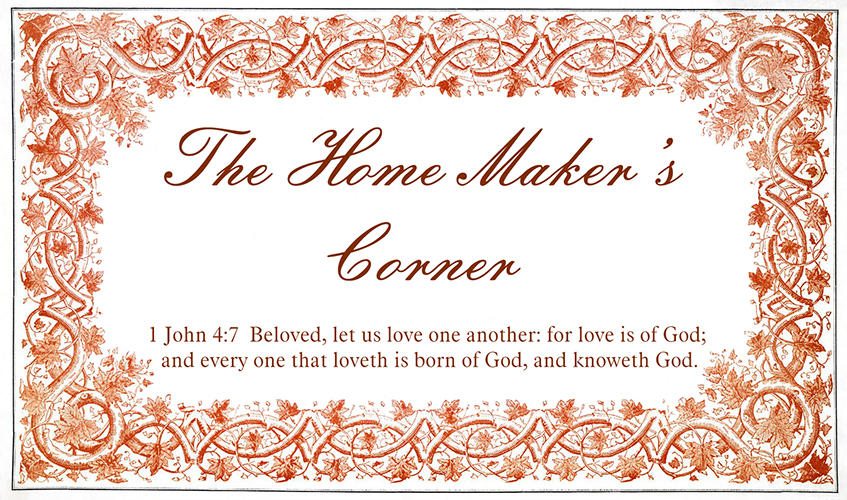 The Home Maker's Corner
